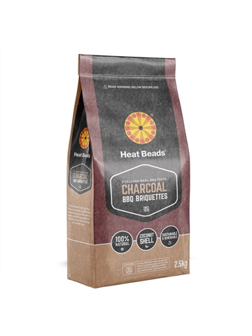 Heat Beads®   2.5KG Coconut Shell Charcoal Briquettes